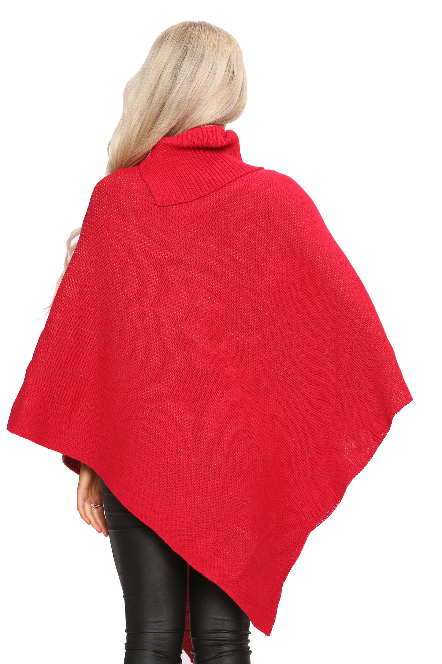 Style Moda Deer Poncho Shawl Knitted One Size